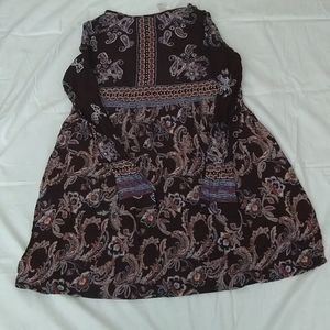 Knox Rose Target brown paisley dress